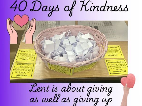 40 Days of Kindness ideas and Bible verses
