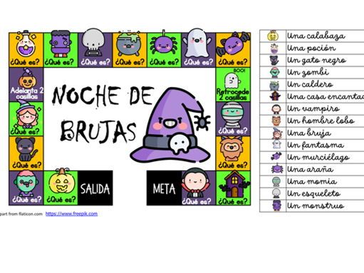 Noche de brujas - Board game (Halloween)