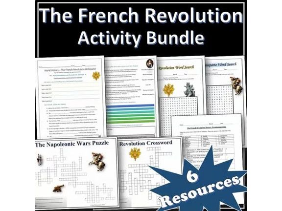 The French Revolution - World History Activity Bundle | Webquest | EDITABLE