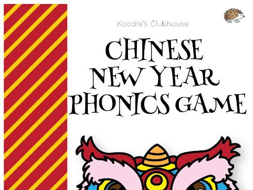 Chinese new year phonics game