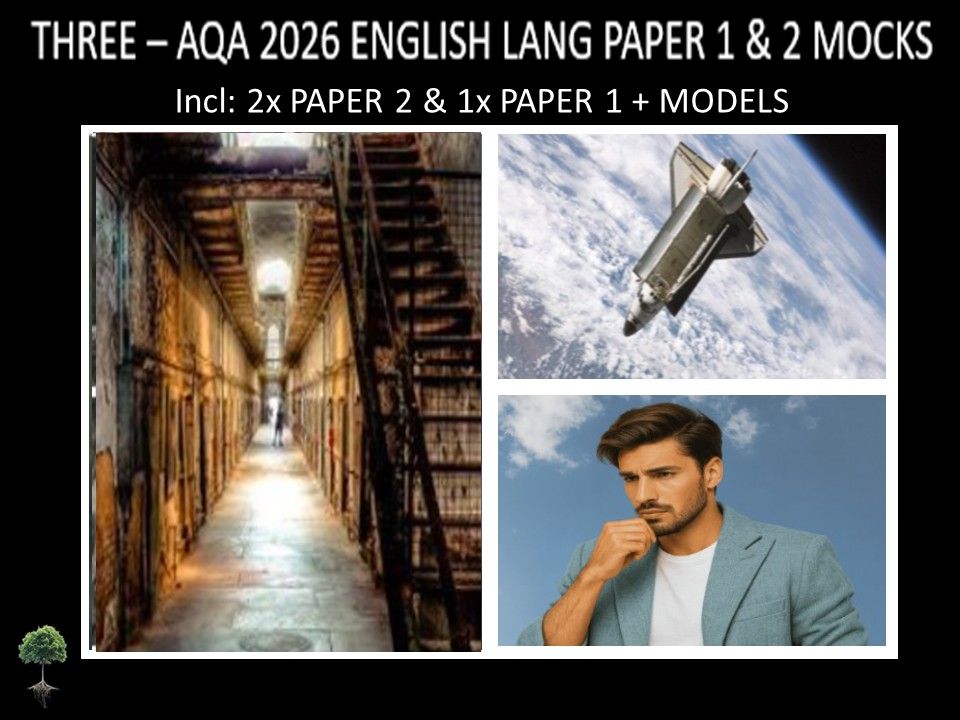 THREE - AQA PAPER 1 & 2 | 2026 FULL MOCKS | MODELS