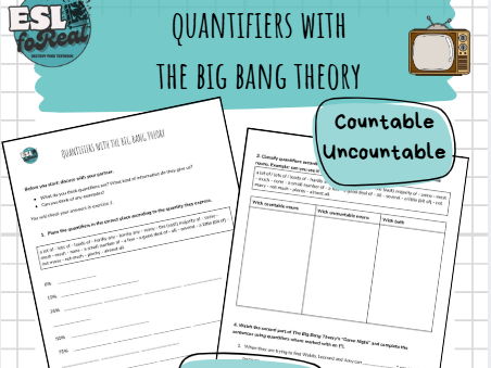 Quantifiers ESL Lesson with The Big Bang Theory (B1–B2)