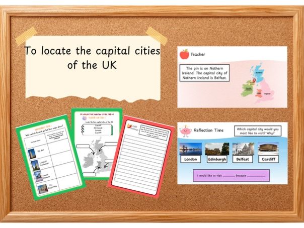 Year 1 Geography To locate the capital cities of the UK