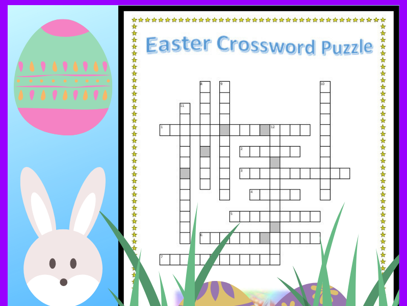 easter themed crossword puzzles