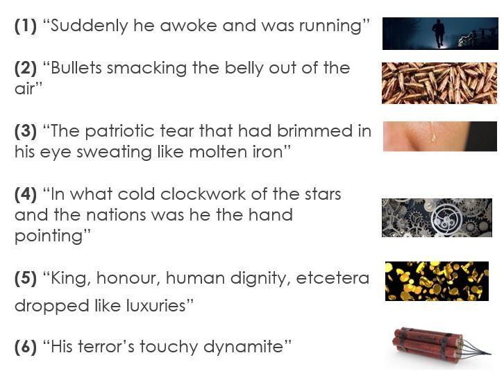 GCSE 'Power and Conflict' Poetry Lesson - Bayonet Charge (KS4)