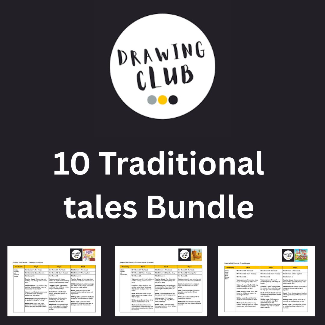 Drawing club Planning - Traditional tales bundle