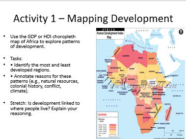 KS3 Development: Africa’s Population and Development