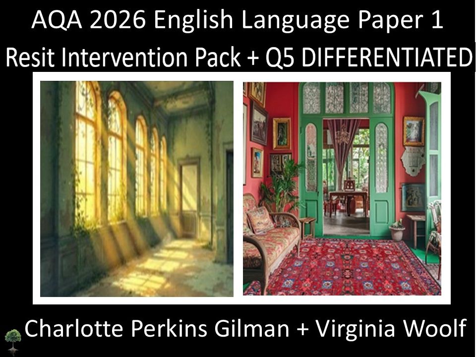 Two AQA 2026 English Language Paper 1| Resit Intervention | Q5 TASKS Differentiated