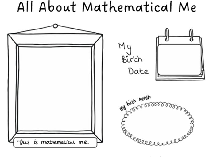 Mini Me Drawing Examples Math All about Mathematical Me. | Teaching Resources
