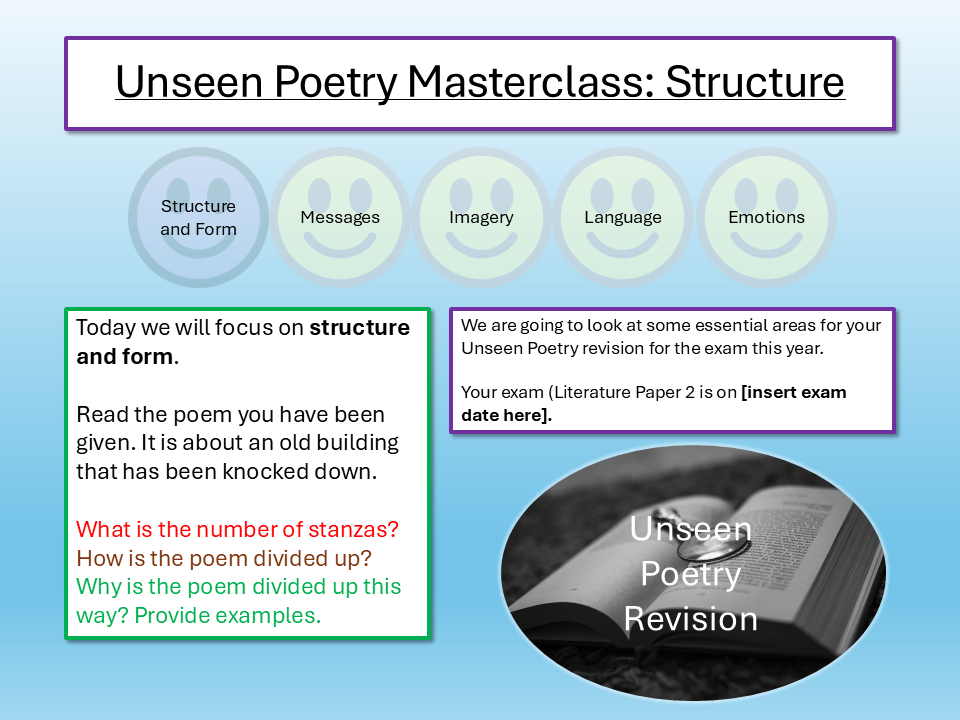 Unseen Poetry Revision 2027