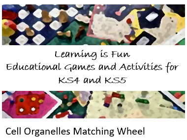 Cell Organelles Matching Wheel