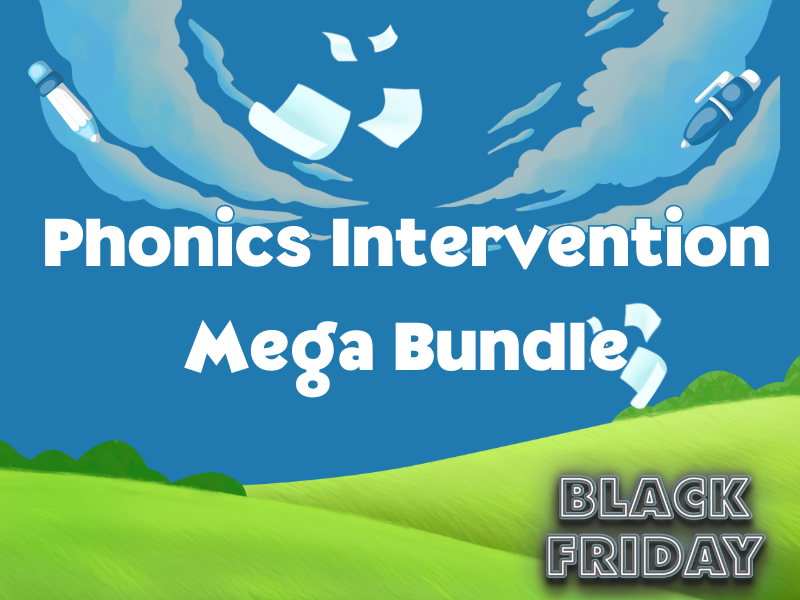 Black Friday Phonics Intervention Mega Bundle | EYFS & KS1 | Phase 2–4, CVC/CVCC/CCVC Words, Digraphs, Trigraphs, Cut & Stick, Tricky Words