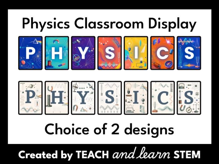 Physics Classroom Display | Wall Art | Classroom Decor