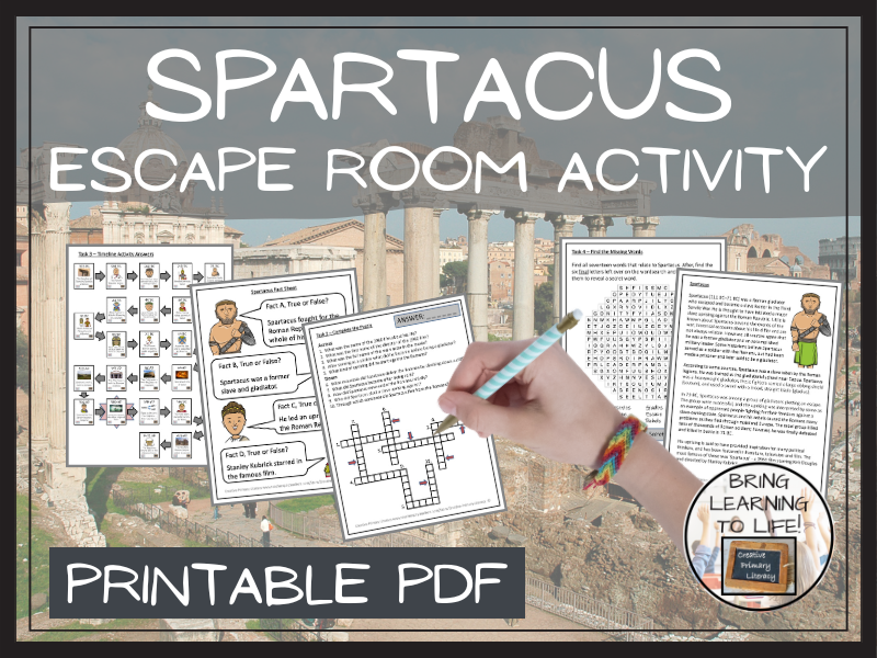 Spartacus Escape Room Activity