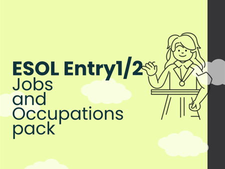 ESOL Jobs & Occupations Pack – Entry 1/2 Vocabulary, Reading & Speaking Activities
