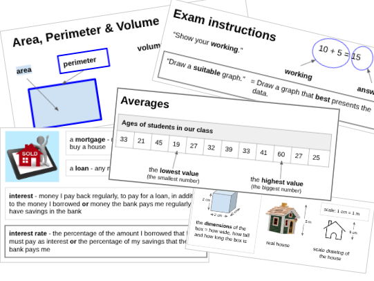 Level 1 Maths Language Reference Booklet ESOL L1 B2