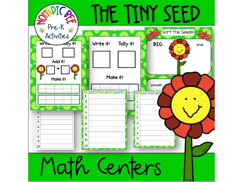 The Tiny Seed Activities - Math Centers