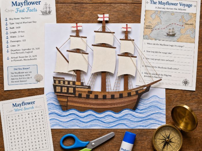 Explorers Topic: The Mayflower Ship Craft