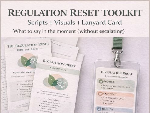 Regulation Reset Routine Pack – Behaviour Support Toolkit (Autism, ADHD, SEND Classroom Resource)