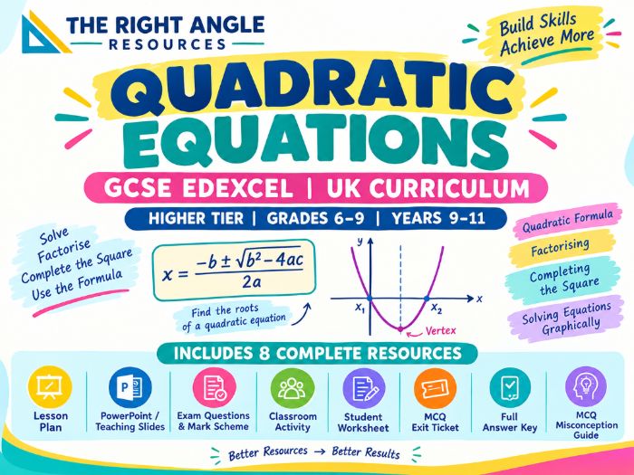 Edexcel GCSE Mathematics | UK Curriculum | Higher Tier | Grades 6–9 | Years 9–11