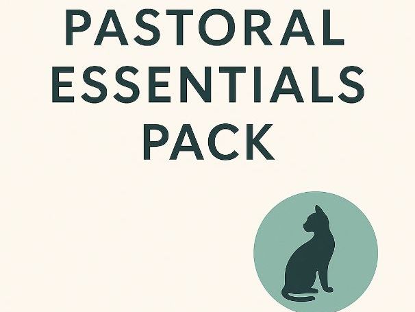 Pastoral Essentials Pack | Behaviour, Chronology, DSL Contact & Profile Templates