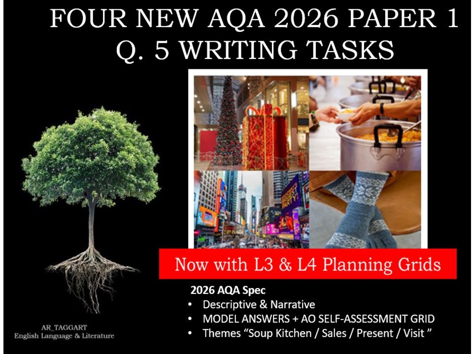 QUESTION 5 - FOUR FULL WRITING TASKS | 2026 PAPER 1 | PLANS | AO GRID | MODELS