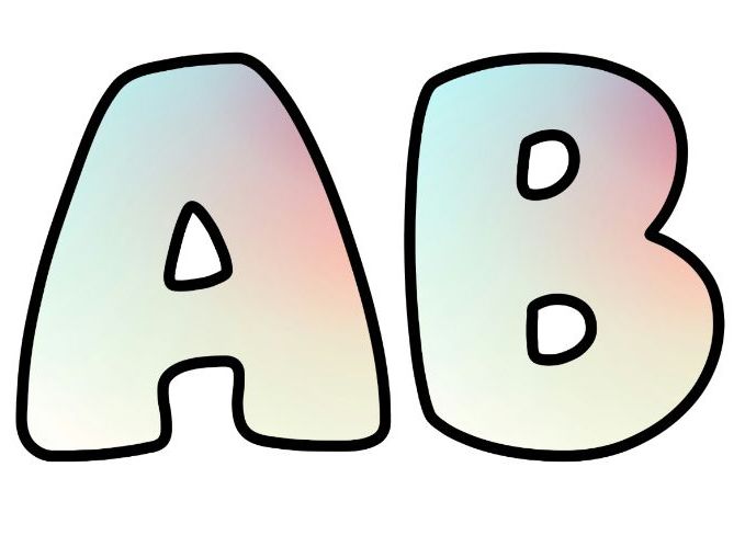 White Light Red Fade Lettering Set | Classroom Display | Upper & Lowercase, 0-9 and Signs