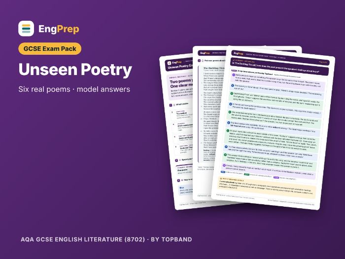 Unseen Poetry Exam Pack (AQA GCSE)