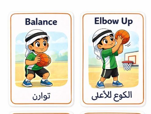 Basketball Shooting  Learning Resource (Emirati Culture appropriate)