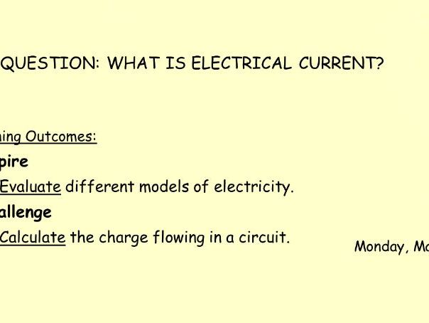 What is Electrical Current?