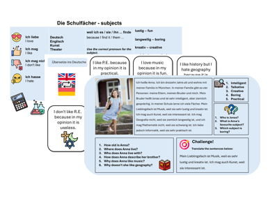 School Subjects (German) – Ready-to-teach
