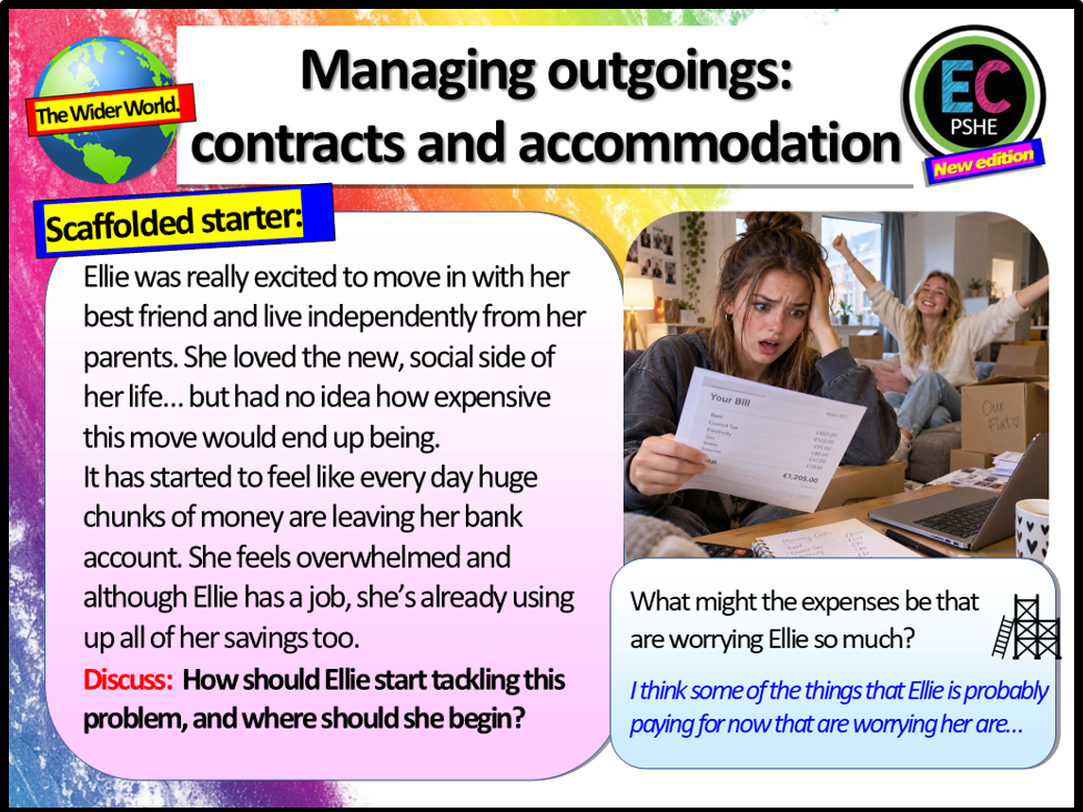 Managing Accommodation and Contracts KS5 PSHE