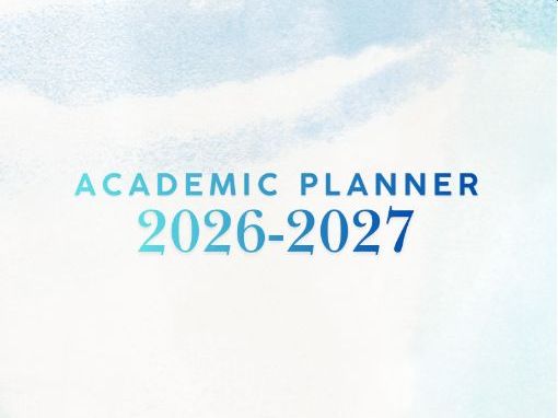 2026-27 Academic Planner | Teaching Resources