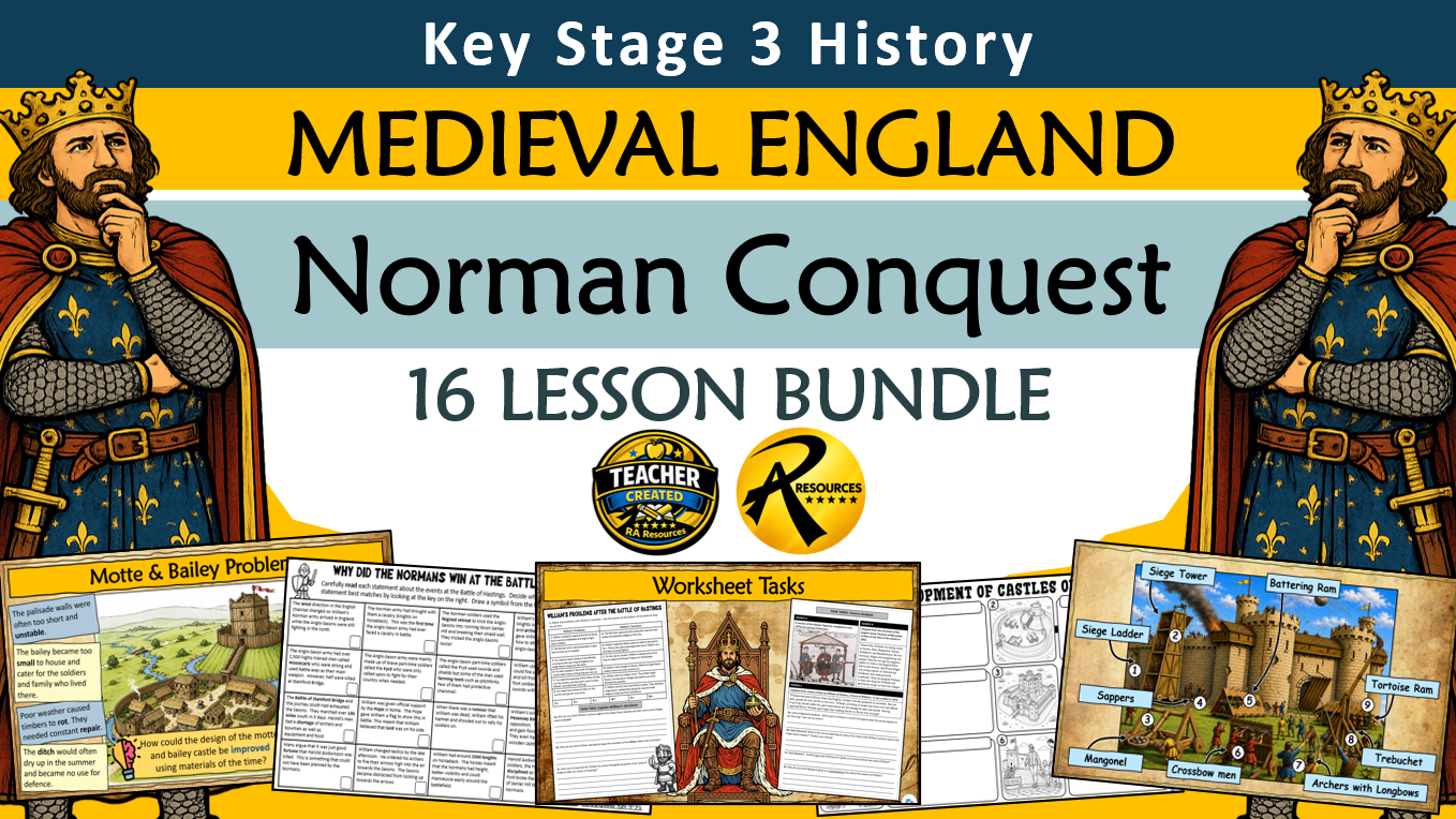 Norman Conquest - 15 Lesson Bundle KS3