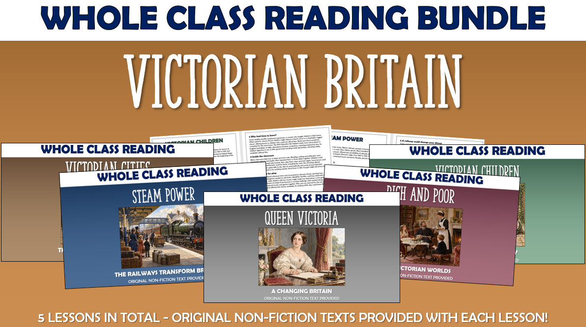Victorian Britain - Whole Class Reading Bundle!