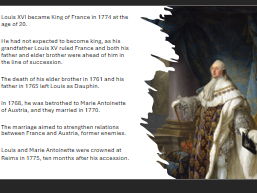 French Revolution - Louis & Marie