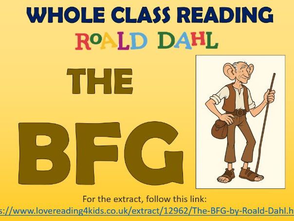 The BFG - Whole Class Reading Session!