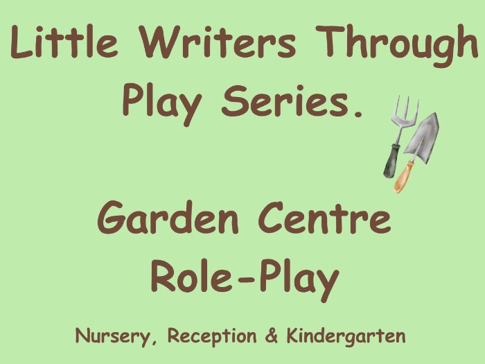 Garden Centre Role Play EYFS Writing