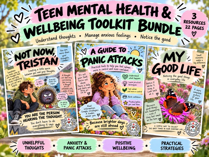 Teen Mental Health & Wellbeing Toolkit Bundle