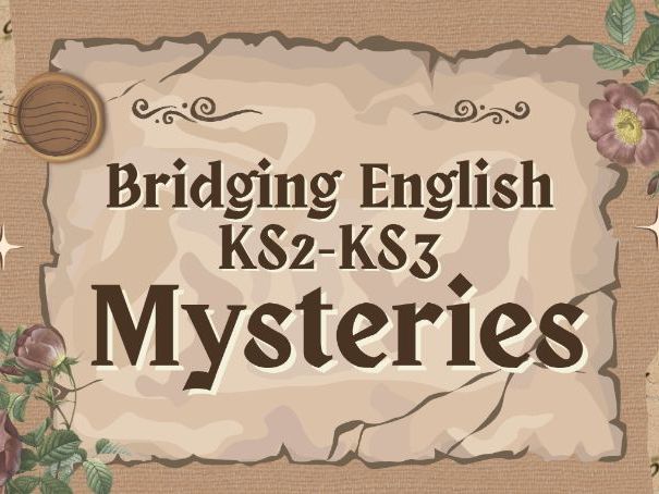KS2–KS3 Mystery Writing Unit: Mystery Block (5 Lesson Creative Writing Scheme) English