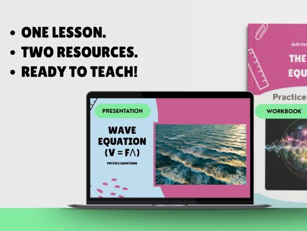 AQA GCSE Physics: Wave Speed | Lesson Presentation + Calculations Workbook