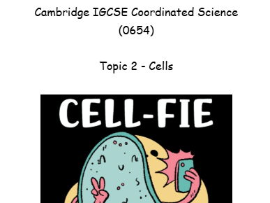 0654 B2 - Cells Topic Booklet