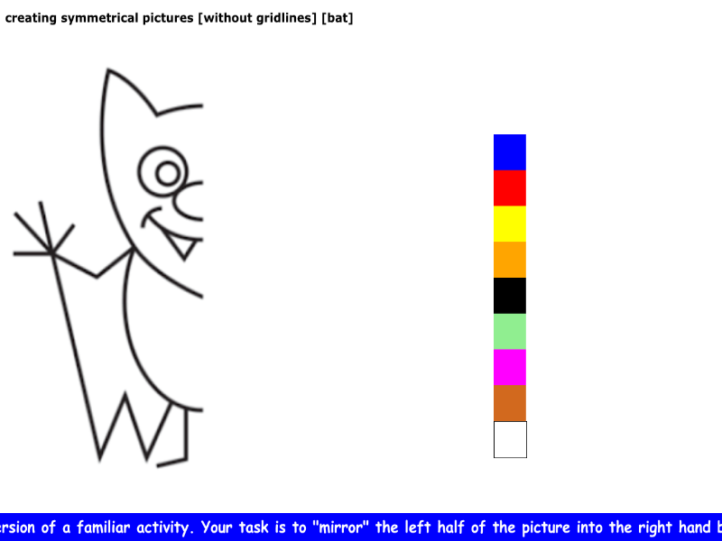 creating symmetrical pictures [without gridlines] [bat]