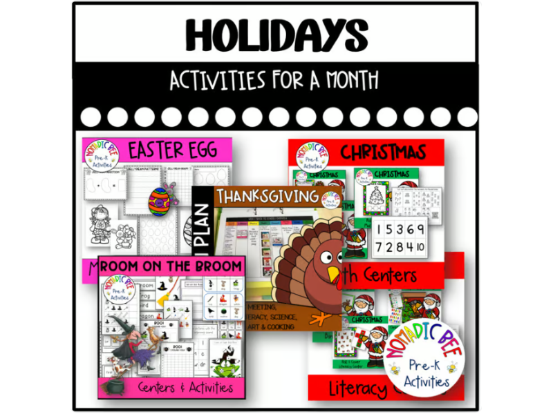 A Theme a Month - Holidays