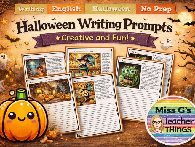 40 Halloween Writing Prompts for all ages - Story Poetry Instructions Letter Persuasive