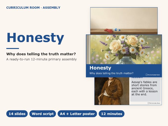 Honesty Assembly: Why Does Telling the Truth Matter? Primary Slides + Script