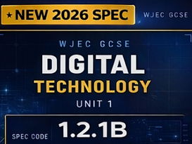NEW 2026 WJEC GCSE Digital Technology – 1.2.1B Advanced Digital Interactions  – Lesson Pack