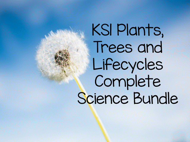 KS1 Plants, Trees and Life Cycle Science Bundle