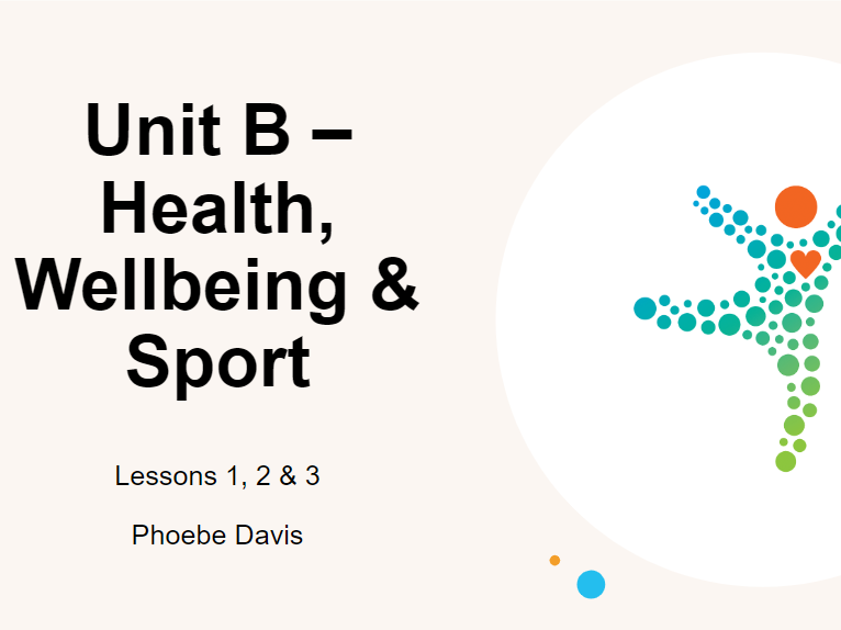 Unit B - Health, Wellbeing & Sport