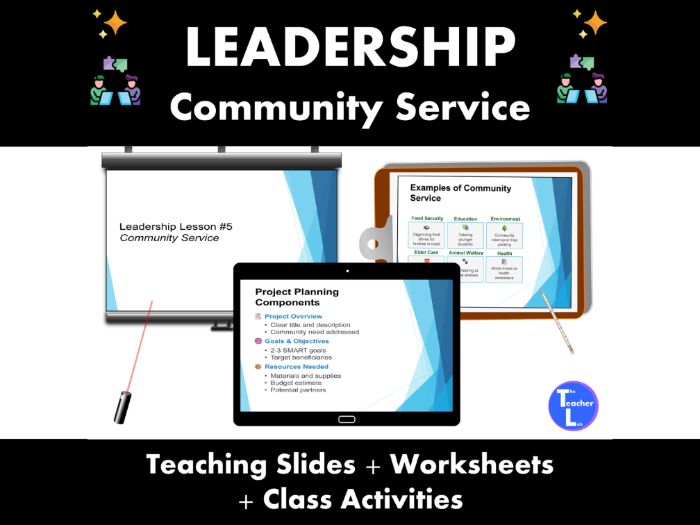 Service Learning Leadership Lesson Community Engagement Project Planning